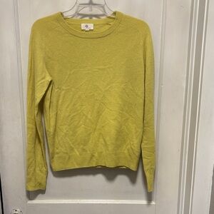 AG Adriano Goldschmied of Yellow Crewneck Sweater Small New Without Tags